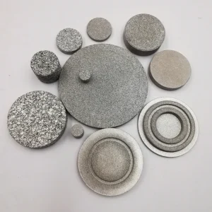 0.5 100 Micron 304 316L Stainless Steel Sintered Filter Porous Plate Metal Powder Disc Filter
