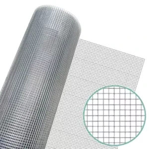 1/2×1/2 4×4 4mm Hot Dipped Galvanized Welded Wire Mesh 15m Length Per Roll for Fences Cut to Size Square Holes