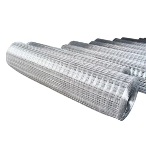 1/4 Inch Galvanized Steel Wire Welded Mesh Netting Plain Weave Customizable Aperture Uniform Mesh