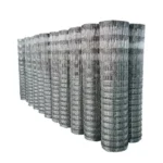 1.65M High Galvanized Fixed Knot Wire Mesh Farm Fence 8Ft Tall Farm Cattle Fence Curved Garden Wire Mesh Panel Farm Fencing