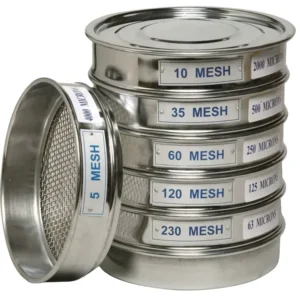 10 20 100 200 350 600 Micron Mesh Stainless Steel Copper Laboratory Soil Sampling Test Sieves