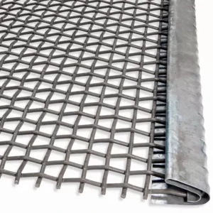 100 Mesh Selvage Stainless Steel 304 SS Grid Screening Corrugated Wire Mesh Plain Double Crimped Metal Filter Bending Included