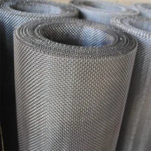 10×10 Mesh Heavy Duty Woven Metal Fabric 304 316 Stainless Steel Crimped Wire Mesh Sheet for Crushed Stone