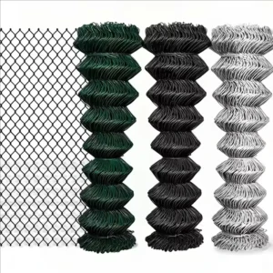 2.5 3mm Wire 50×50 Square Hole Mesh Hot Dip Galvanized 6ft Chain Link Iron Wire Mesh Fence