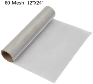 201 304 316 Stainless Steel Woven Wire Mesh 60 Mesh 80 Mesh