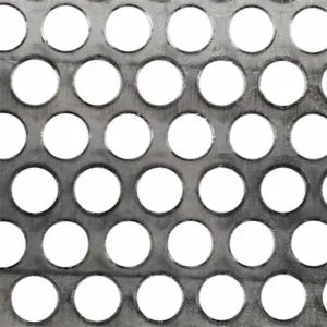 20mm Round Stainless Steel Perforated Mesh Panels 5mm Pitch x 1mm Thick
