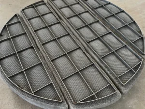 304 304L 316 316L Stainless Steel Knitted Wire Mesh Mist Eliminator Demister Air Filter Pad Woven Technique Custom Processing