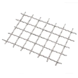 304 316 316L Woven Plain Weave Stainless Steel Crimped Wire Mesh