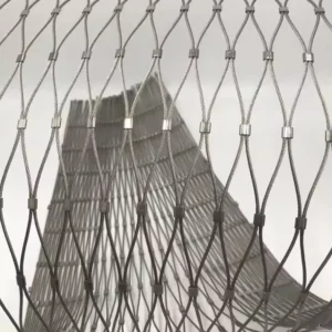 304 316 Flexible Stainless Steel Wire Cable Mesh Net for Stair Handrail Garden Fences