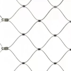 304 316 L Stainless Steel Cable Wire Mesh Rope Mesh for Railing Systems