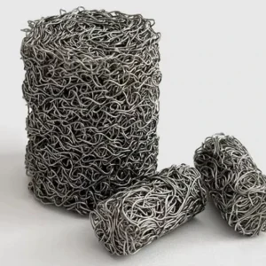 304 316 Snow Foam Knitted Wire Mesh / Compressed Filter Gasket / Customized Compressed Knitted Mesh Filter