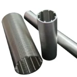 304 316 Stainless Steel 1.0mm 0.5mm Slot Mine Sieving Mesh Steel Filter Wedge Wire Screen