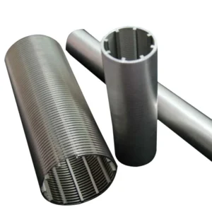 304 316 Stainless Steel 1.0mm 0.5mm Slot Mine Sieving Mesh Steel Filter Wedge Wire Screen