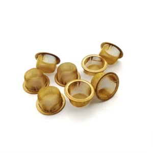 304 316 Stainless Steel Brass Material Metal Wire Mesh Screen Filter Cap