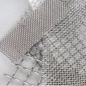 304 316 Stainless Steel Crimped Wire Mesh Square Woven Wire Mesh with Welding & Bending Services