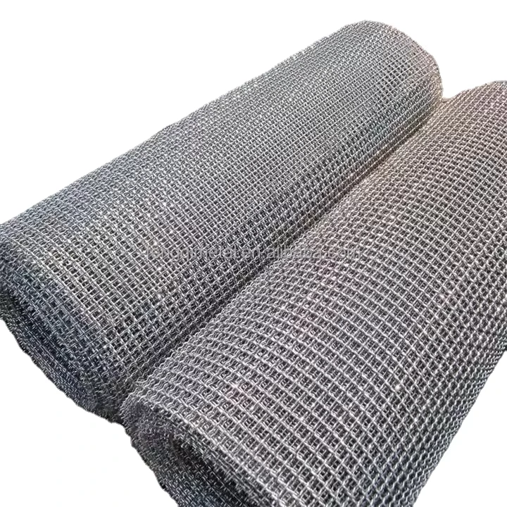 304 316 Stainless Steel Crimped Wire Mesh Woven Net Screen