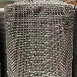 304 316 Stainless Steel Welded Wire Mesh Square Aperture Plain Crimped Wire Mesh for Fence Screen Filter