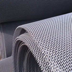 304 316 Stainless Steel Welded Wire Mesh Square Aperture Plain Crimped Wire Mesh for Fence Screen Filter