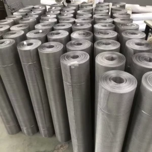 304 316 Stainless Steel Wire Mesh Plain Weave Woven Netting for Filters Custom Processing Services Available