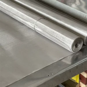 304 316 Stainless Steel Wire Mesh Plain Weave Woven Netting for Filters Eco Friendly Longer Life Custom Cutting Bending