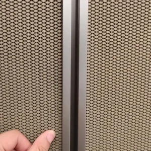 304 Stainless Steel Architectural Fine Woven Wire Mesh Metal Mesh Curtains for Interior Decoration