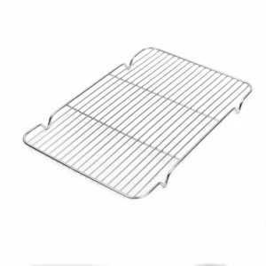 304 Stainless Steel BBQ Wire Mesh Rack for Roasting Oven and Air Fryer