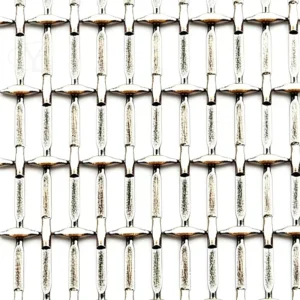 304 Stainless Steel Decorative Mesh for Hotel Walls Woven Wall Decoration Durable Wire Mesh Decoration