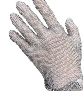 304 Stainless Steel Welded Mesh Food Safe Protective Glove Anti Cut Anti Slash Safety Gloves for Butcher Meat Cutting