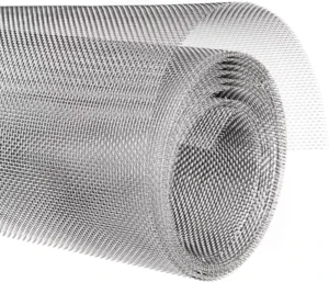 304 Stainless Steel Woven Wire Mesh Metal Woven Wire Mesh Corrosion Resistant Screen Mesh