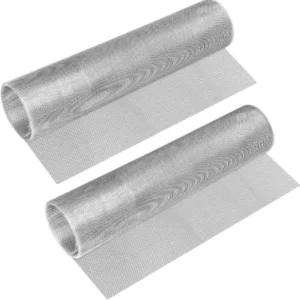 304 Stainless Steel Woven Wire Mesh Wire Mesh Sheet for Home Garden and Window Easy to Cut and Install