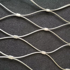 316 306 FDA Certified Durable Stainless Steel Wire Rope Mesh Net Bridge Railing Mesh