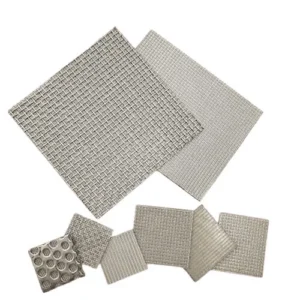 316L Stainless Steel Sintered Metal Filter Disc High Temperature Wire Mesh for Air Liquid Solid Filtration Square for Screens