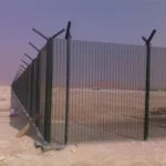 358 Anti Climb High Security Fence with Double Razor Wire Galvanized Steel Welded Wire Mesh for Home Security Residential Use