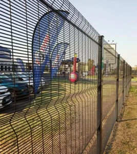 358 Anti Climb Security Fence Razor Wire Durable Iron Steel 8ft Height PVC Coated for Australia