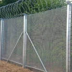 358 Heavy Duty Anti Climb Fence with Iron Frame Powder Coating 2m Height Easily Assembled for Mining Site Home Security Farm Use
