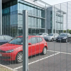 358 High Security Anti-Climb Mesh Fence Galvanized Safety Fencing 6ft 4mm Wire Prison Airport Perimeter