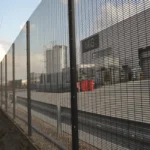 358 Security Anti Climbing 8ft Safety Fencing Easy Install Iron PVC Coated Galvanized Steel Frame Prison Mesh