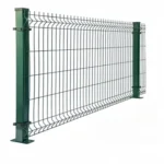 3D Curved Welded PVC Coated Durable Outdoor Protective Wire Mesh Fence Panel