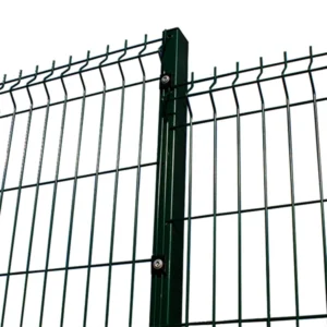 3D Curved Welded Wire Mesh Fence Triangle Bend Rigid Security Fence Panel for Industrial Perimeter Commercial