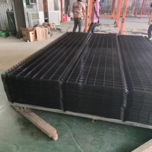 3D Curvy Galvanized Welded Wire Mesh Fence Triangle Mesh 3D Fence Panels for Garden Security Steel Iron PVC Frame Material