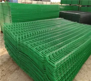 3D Welded Steel Frame Wire Mesh Fence Panel with PVC Coating and Modern Design