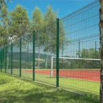 3D Welded Wire Mesh Fence Galvanized PVC Coating Green Color 6 Feet Height Waterproof Eco Friendly