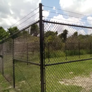 4ft 5ft 6ft Black PVC Coated Chain Link Fence Rolls Construction Fence Panels Diamond Iron Wire Mesh