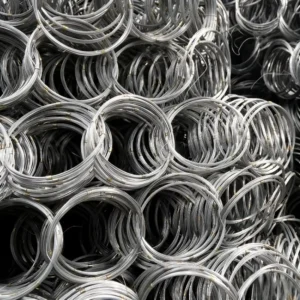 5% Aluminum Zinc Coated Galvanized Steel Wire for Ring Mesh Fencing