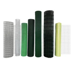 6 Gauge PVC Coated Welded Wire Mesh Galvanized Iron Wire Square Hole for Outdoor Use 5 10 Year Service Life Customizable Roll
