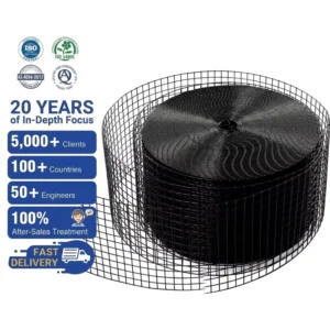 6″x30m 1.5mm Galvanized Stainless Steel Solar Panel Mesh Critter Guard Anti Bird Pigeon Rodent Fence Mesh For Solar Protection