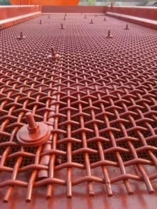 65Mn Steel Wear resistant High Manganese SteelScreen Meshfor Aggregate Screening