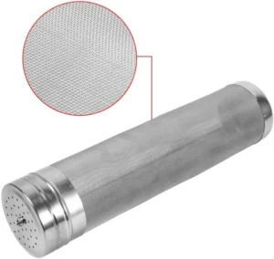 7*30 cm Stainless Steel 300 Micron Hop Spider Filter Meshes Dry Hopper for Home Brewing