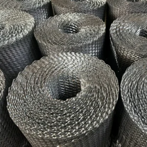 8” Galvanized Wire Mesh & Stainless Steel 112mm X 20mtr Expanded Metal Lath Coil Mesh Customized Size for Reinforcement