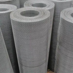 8×8 10×10 Mesh Industry Weave Square Hole Filter Stainless Steel Crimped Woven Wire Mesh Corrugated Steel Mesh